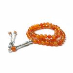 আকিক পাথরের তসবীহ (১০০ দানা) - Akik Stone Tasbih (100 Beads)
